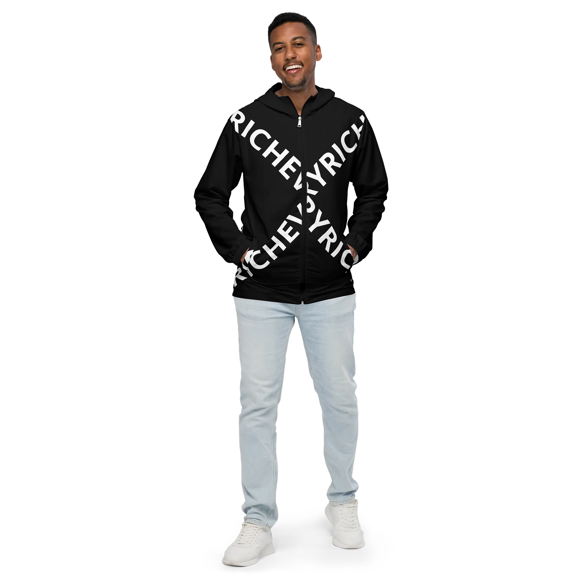 RICHEVERYRICH Cross Print Windbreaker product image (1)