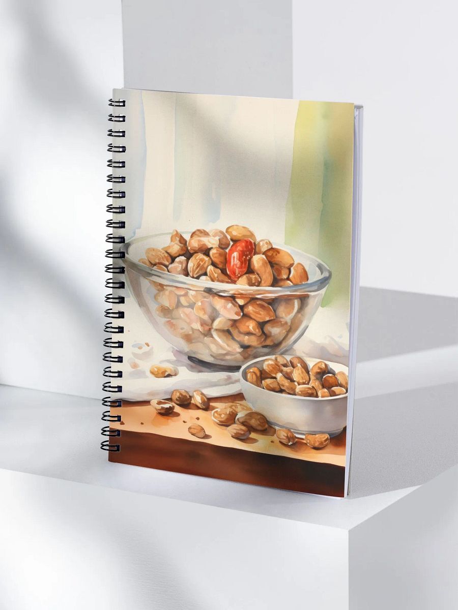 Nuts in Bowls Spiral Notebook product image (4)
