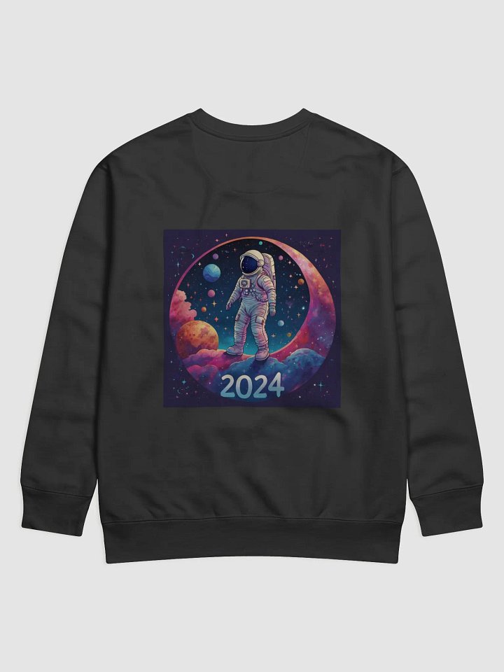 "Lunar Stroll: Astronaut in a Winter Wonderland" product image (2)