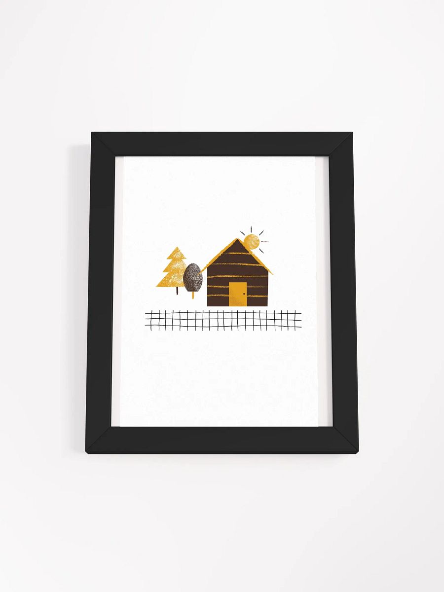 Cabin in the woods Framed Poster product image (12)