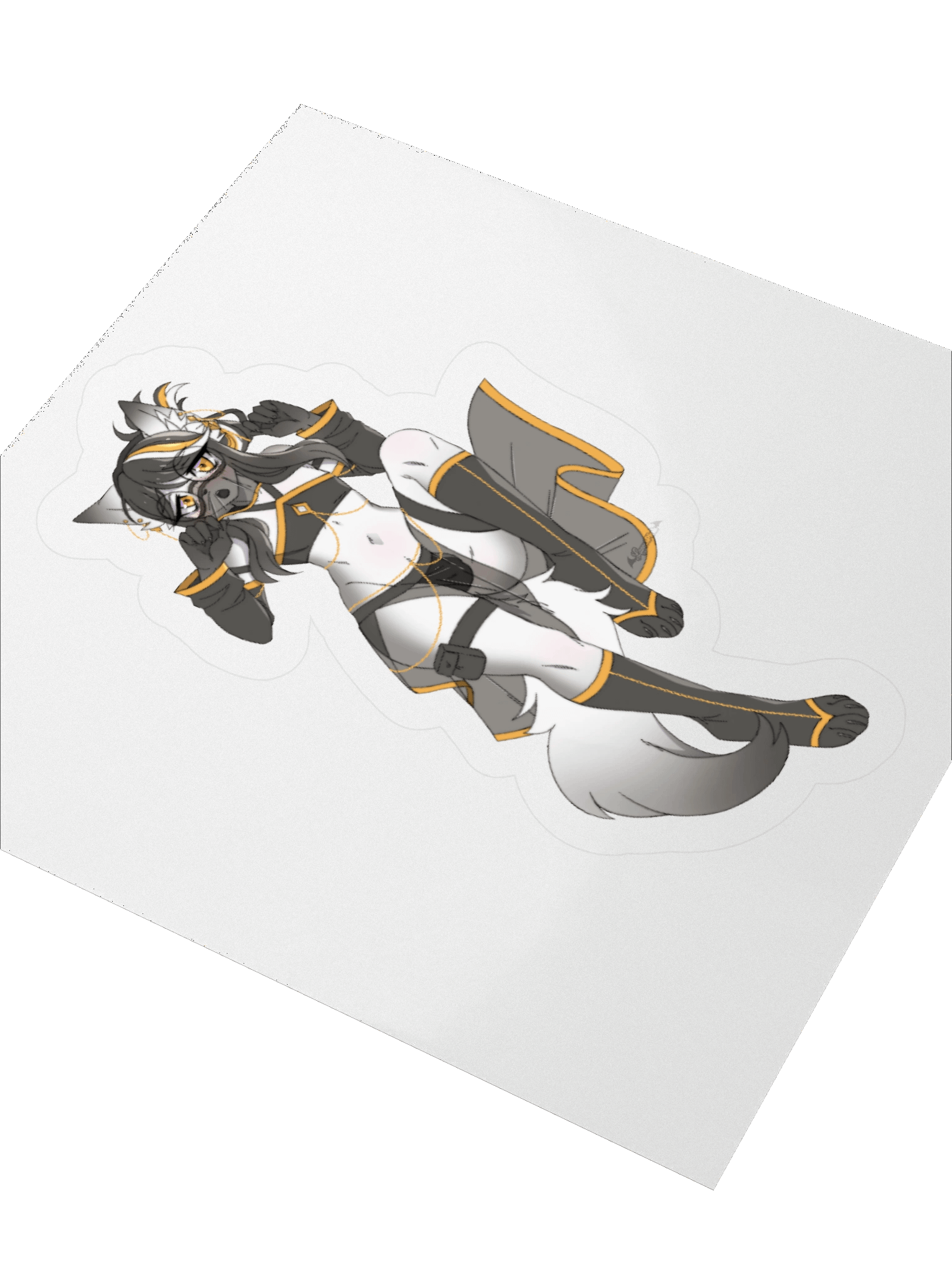 Shiro Laying Sticker product image (3)