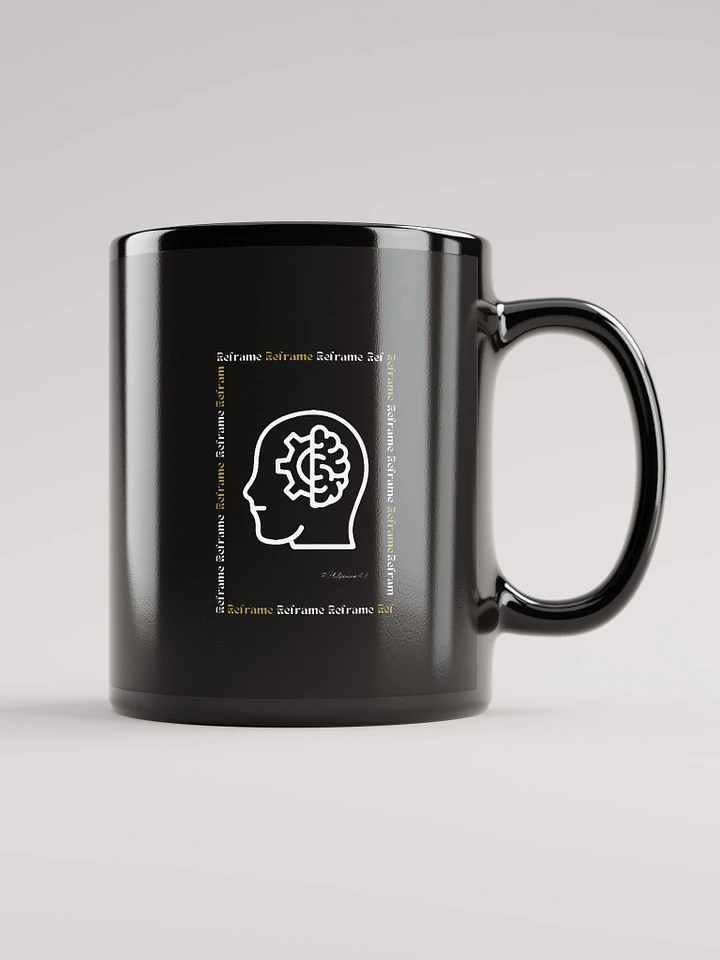 Reframe. Ceramic Mug (Black) product image (2)