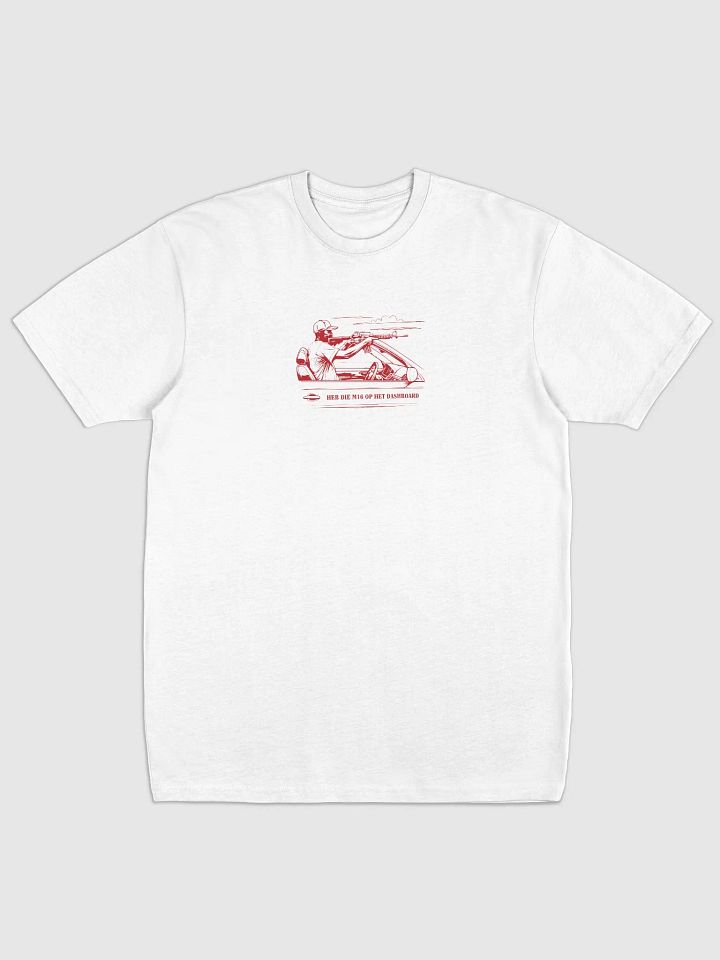 M16 OP HET DASHBOARD - White / Red - Heavyweight fabric product image (2)