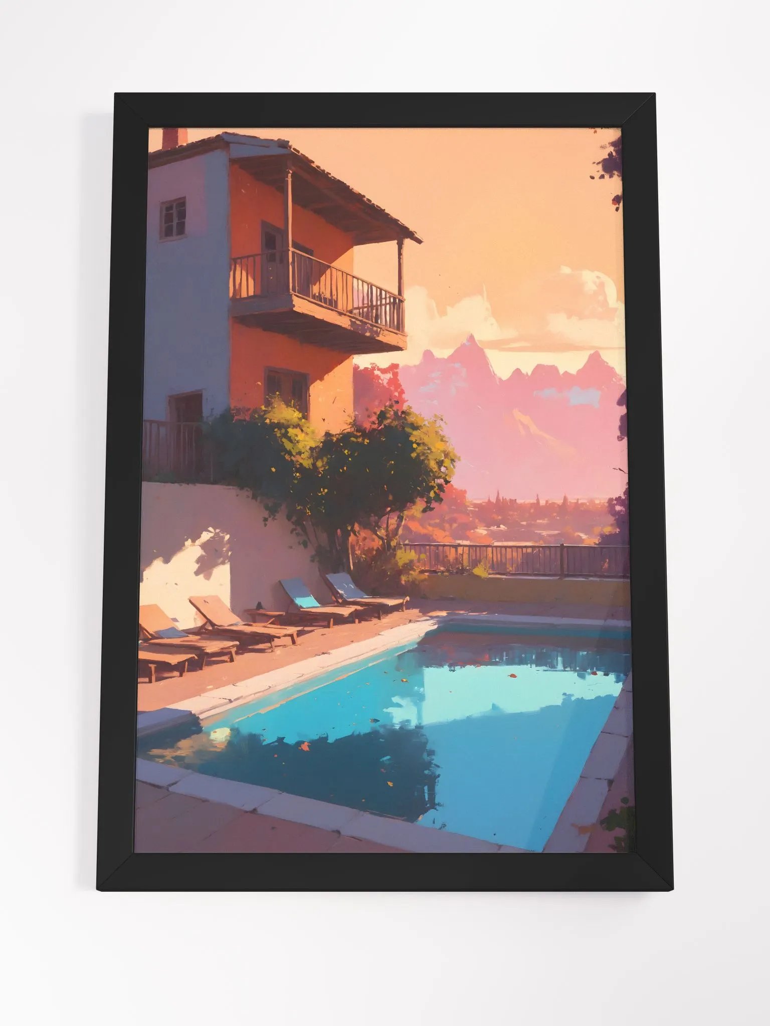 Sunset Villa - Framed Poster product image (8)