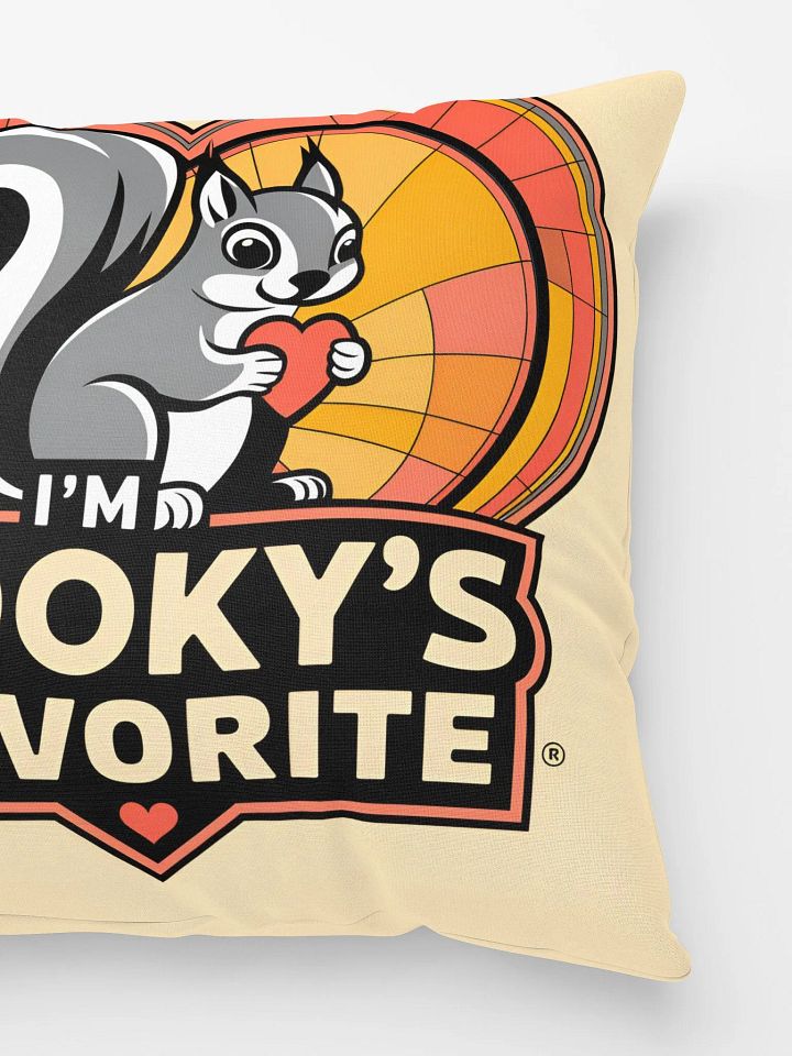 Comfy Pillow: I'm Pooky's Favorite, holding heart product image (3)