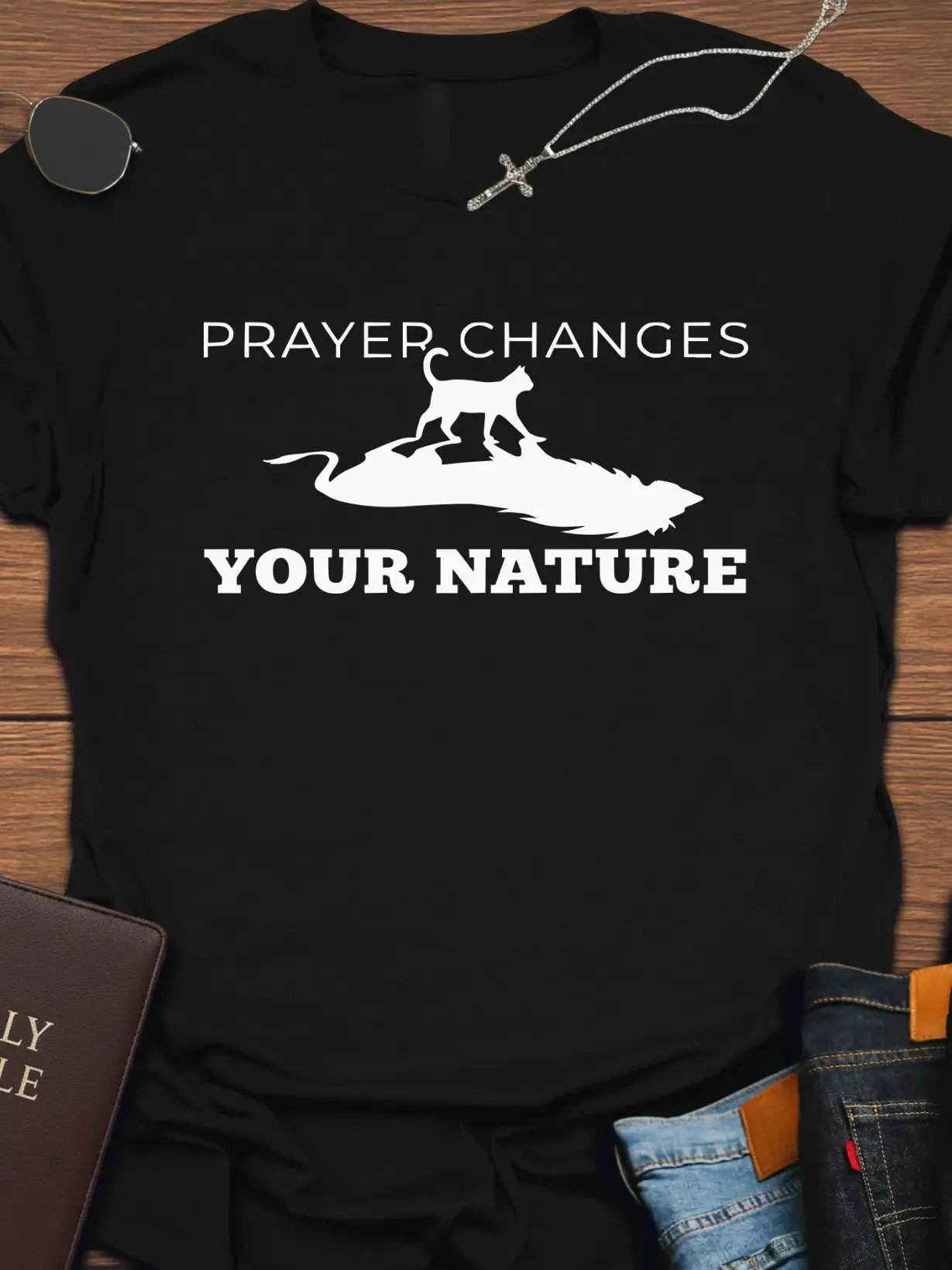 Prayer Changes Your Nature T-Shirt product image (4)