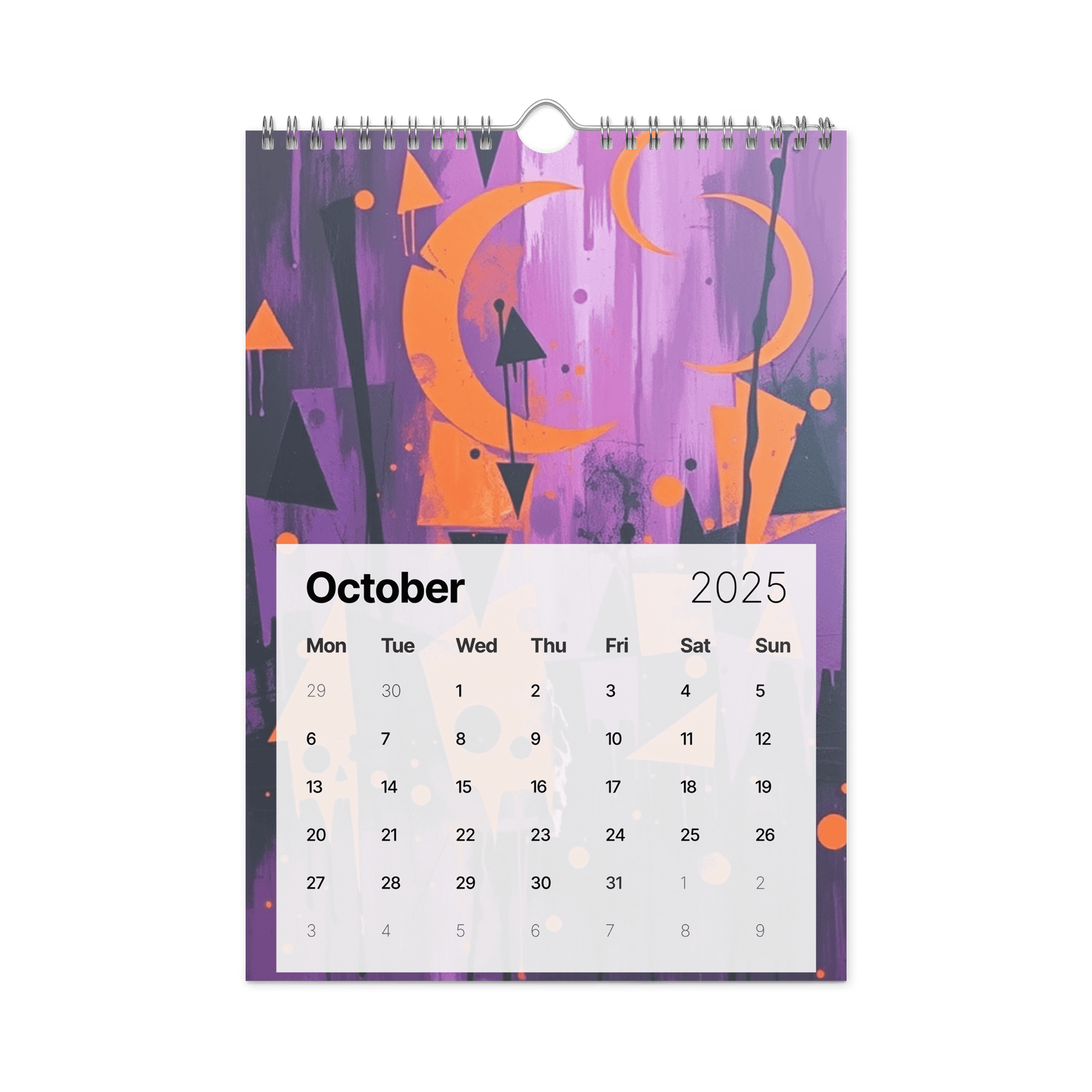 ART ABSTRACT WALL CALENDAR 2026 product image (12)