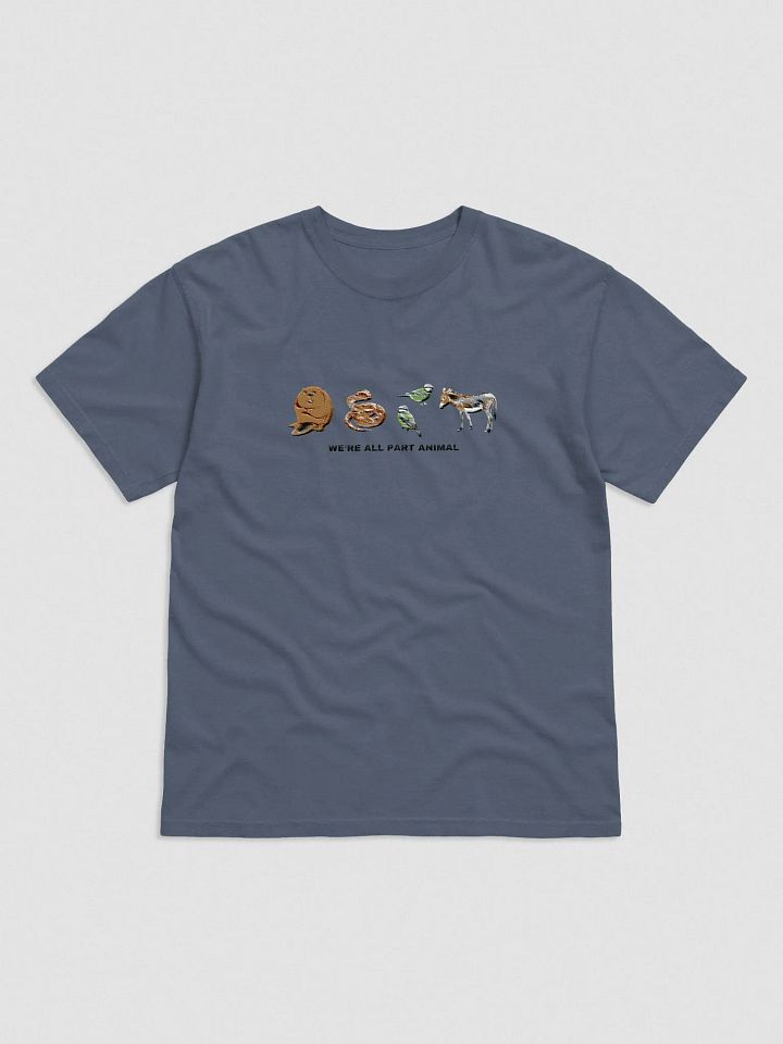 Embroidered T-Shirt - We're All Part Animal product image (3)