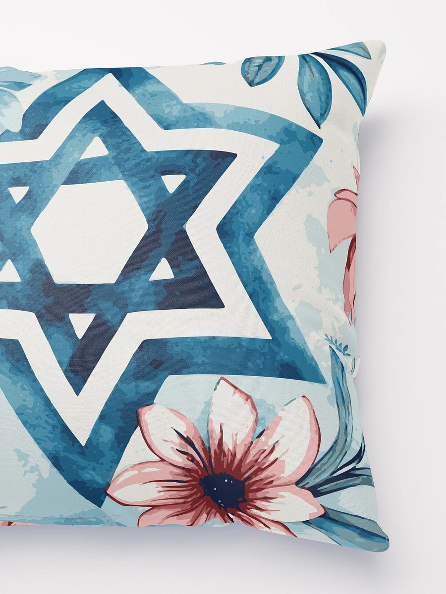 Floral Star of David Throw Pillow product image (3)