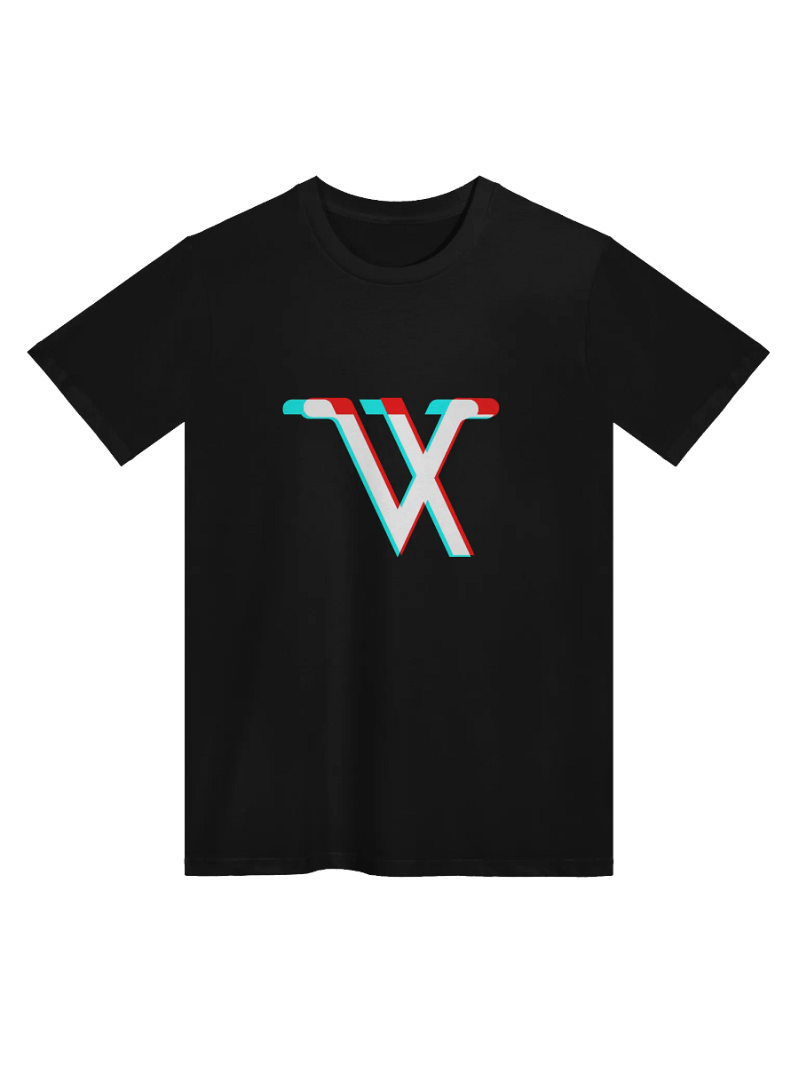 Vortaxx Glitched "VX" Logo Unisex T-Shirt product image (1)