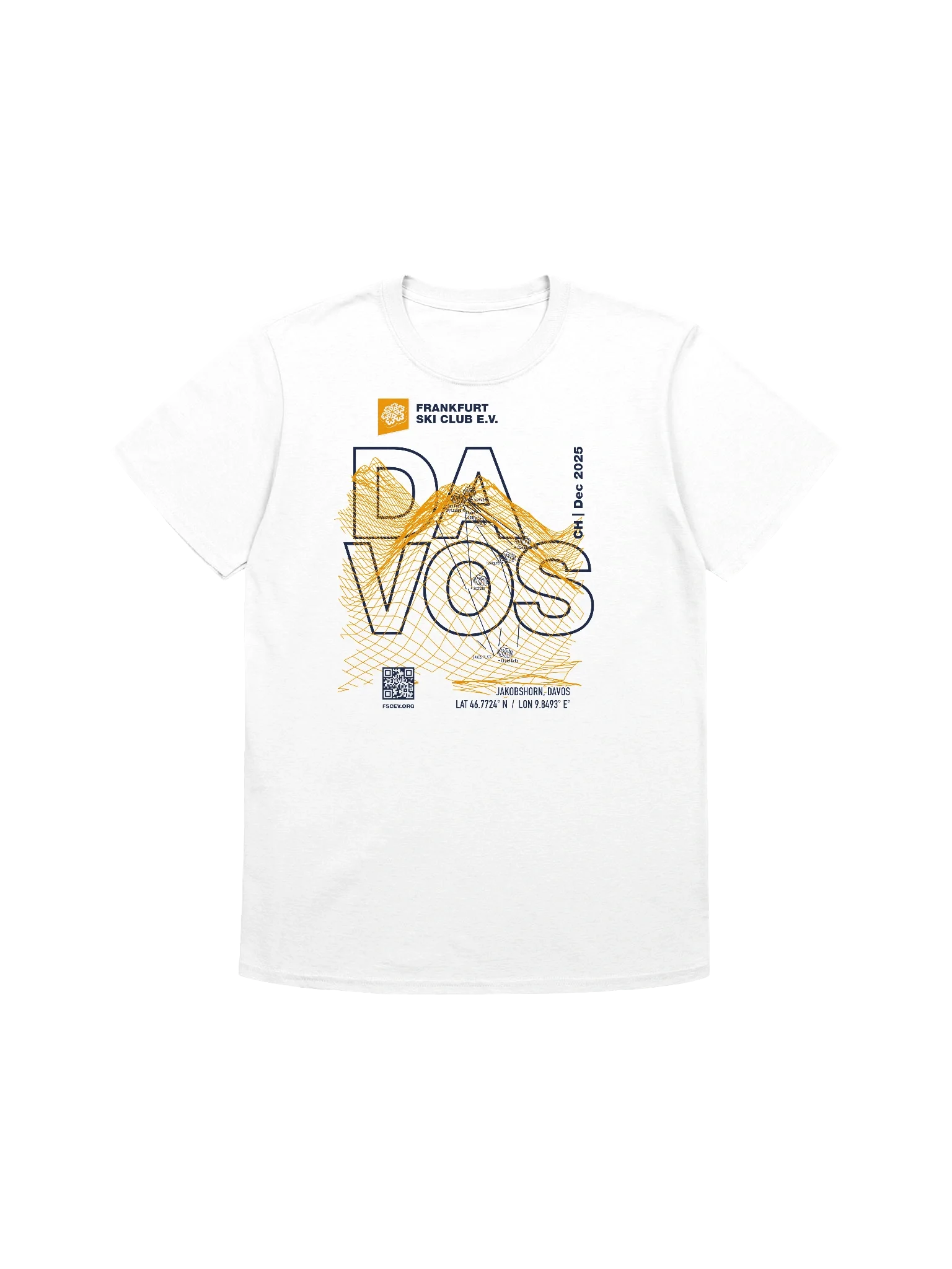 Davos/Jakobshorn Resort white (front only print) product image (1)