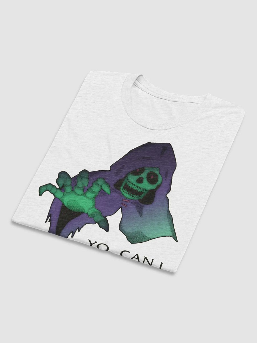 HOODED FIGURE T-SHIRT [WHITE FLECKED] product image (5)