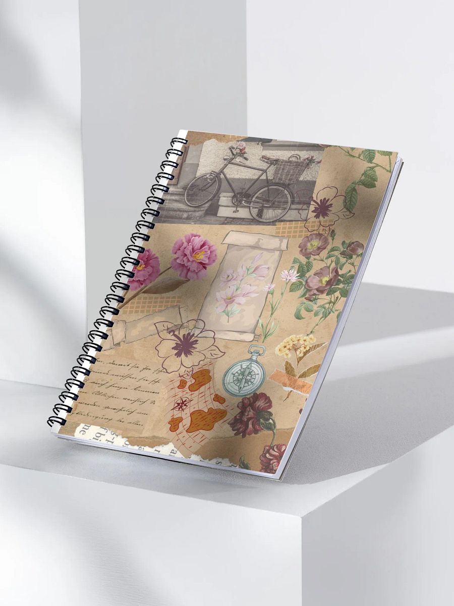 Floral Wanderlust Spiral Notebook product image (3)
