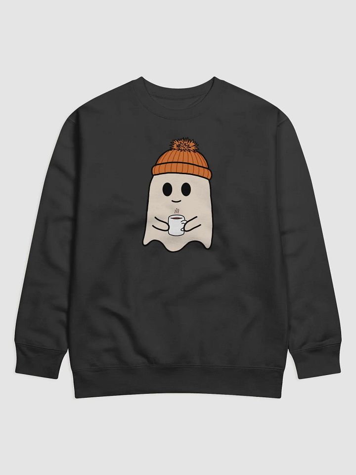 Beanie Coffee Ghost Sweatshirt product image (1)
