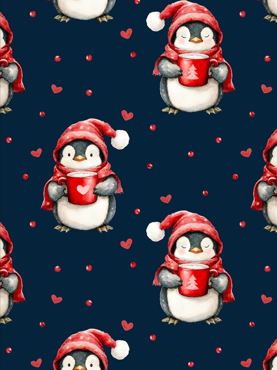 Chrismas Penquins - Non-Exclusive Pattern product image (4)