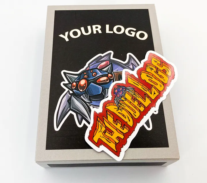 Playing Cards with Your Logo Here Sticker product image (1)