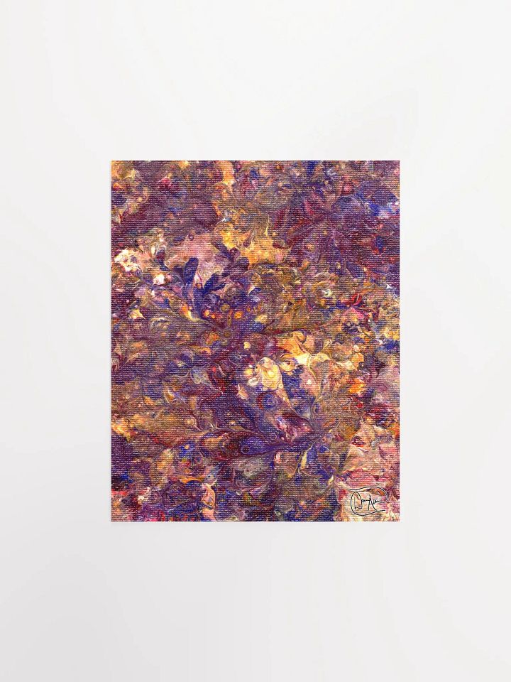 Victorian Flowers Fluid Acrylic Print product image (1)