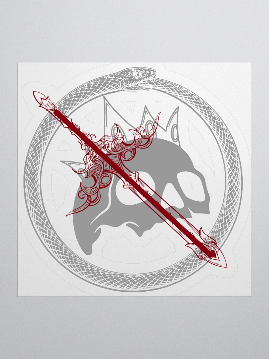 Skull Snake Kiss Cut Stickers product image (3)