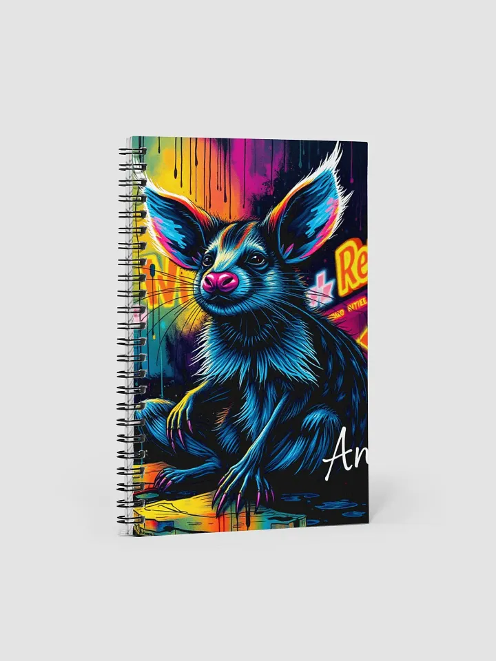 Neon Creature Spiral Notebook product image (1)