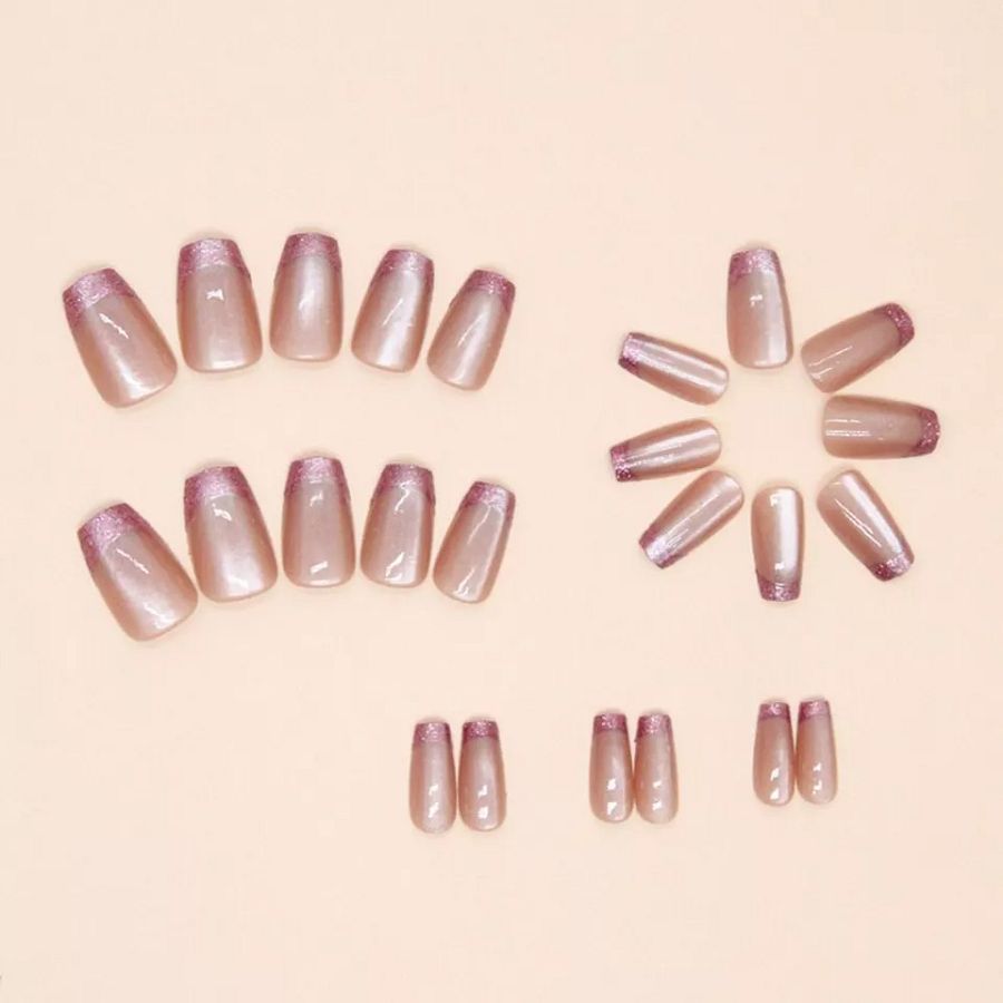 Long Ballerina Fake Nails Butterfly Nail Tips New False Nails Women Girls product image (5)