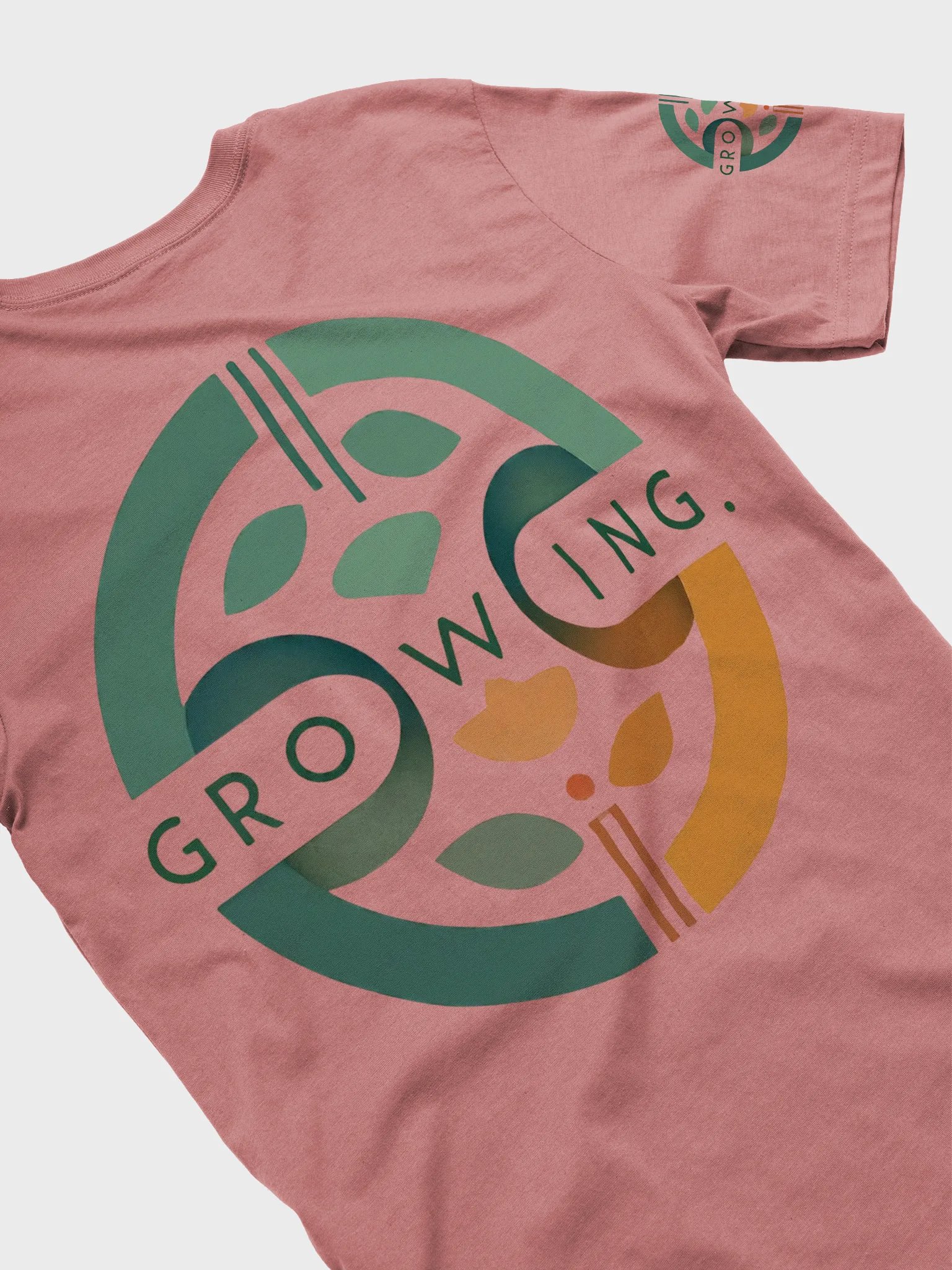 Geometric Growth Logo T-Shirt product image (36)
