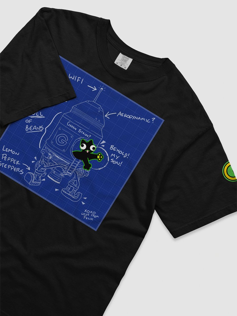 Tshirt - DerpCat II Rocket Blueprint product image (1)