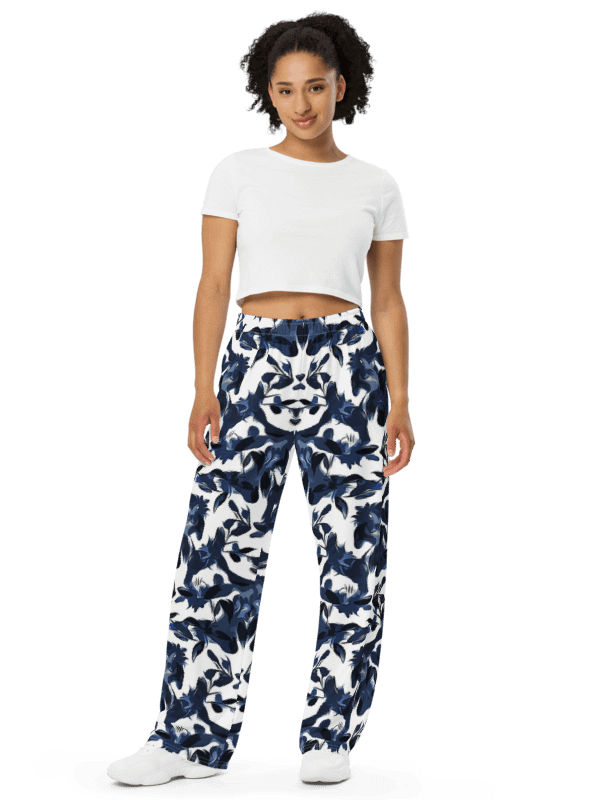 Wild Waves | Unisex Wide-Leg Pants product image (1)