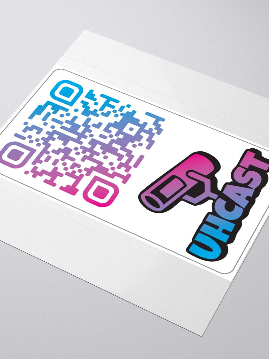 UhCast Promo QR Code Sticker! product image (3)