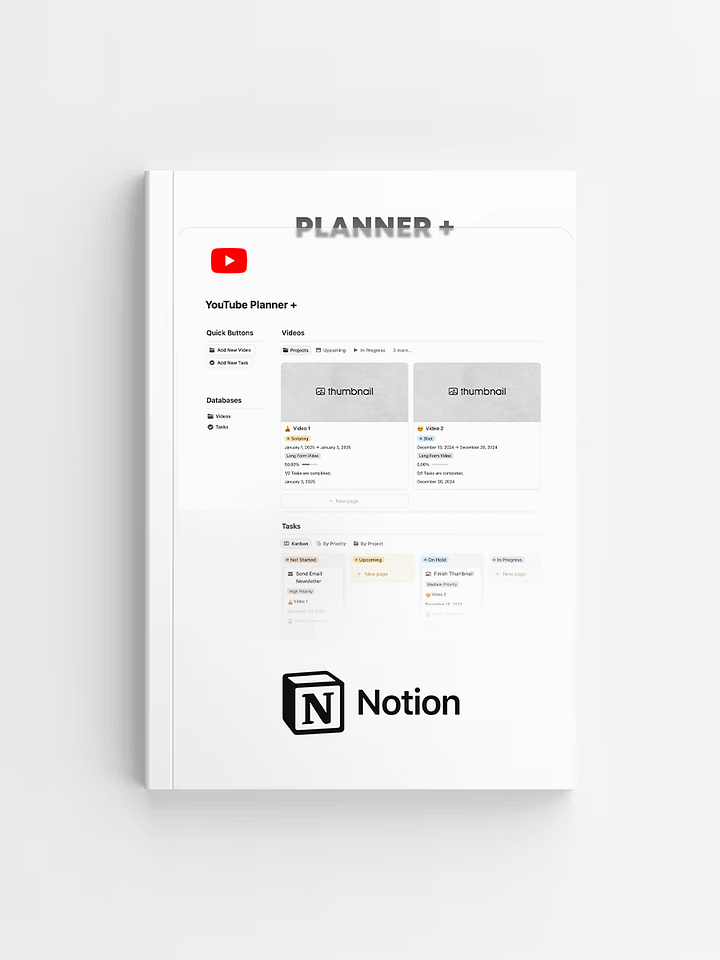 YouTube Planner Plus Notion Template product image (1)