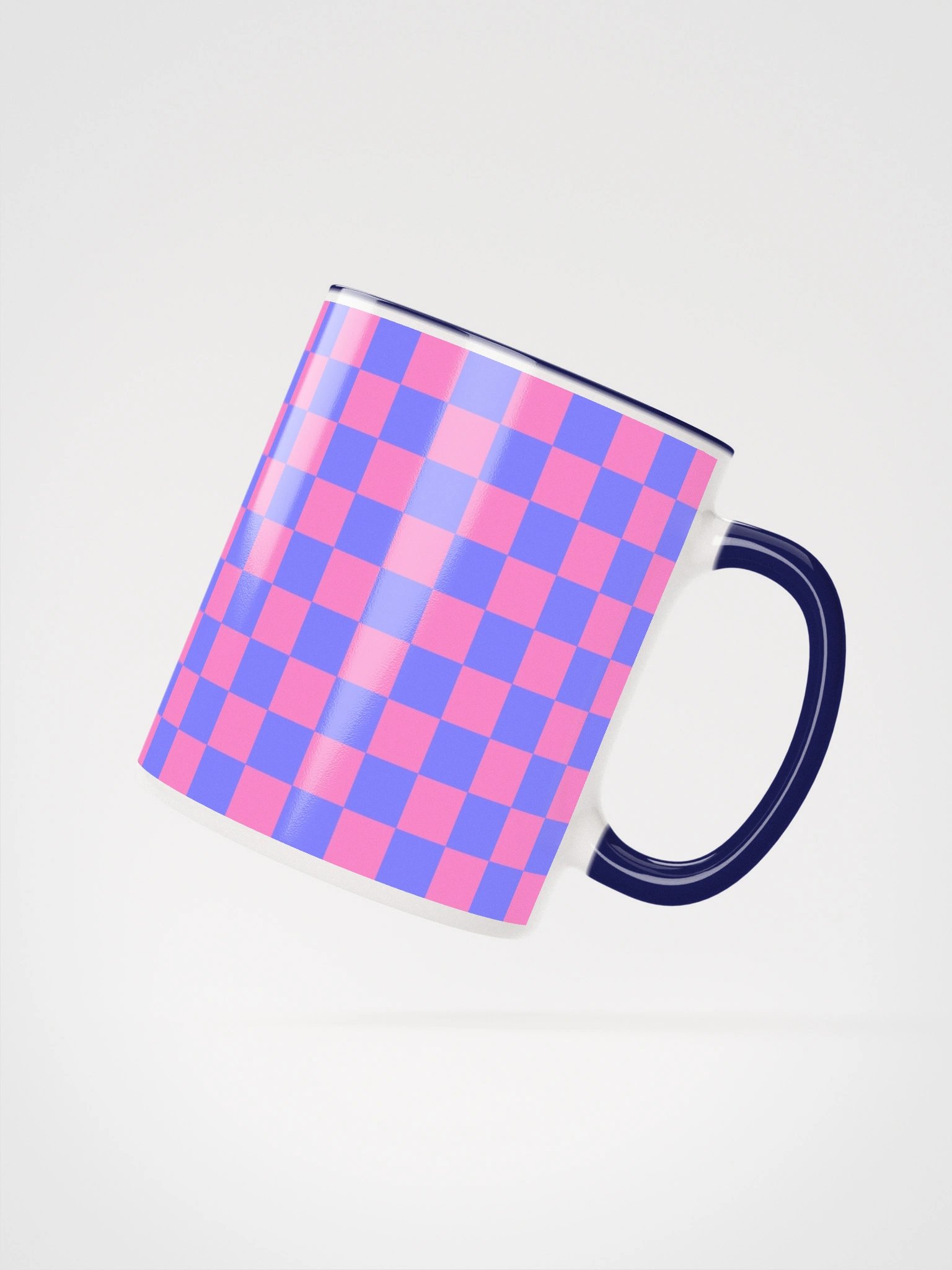 Checkered Mug in Periwinkle product image (17)