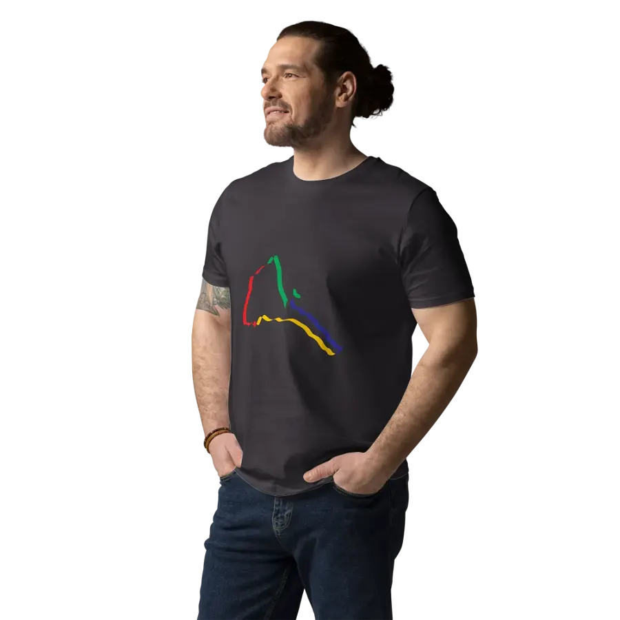 Chromatic Lines Organic Cotton T-Shirt product image (146)