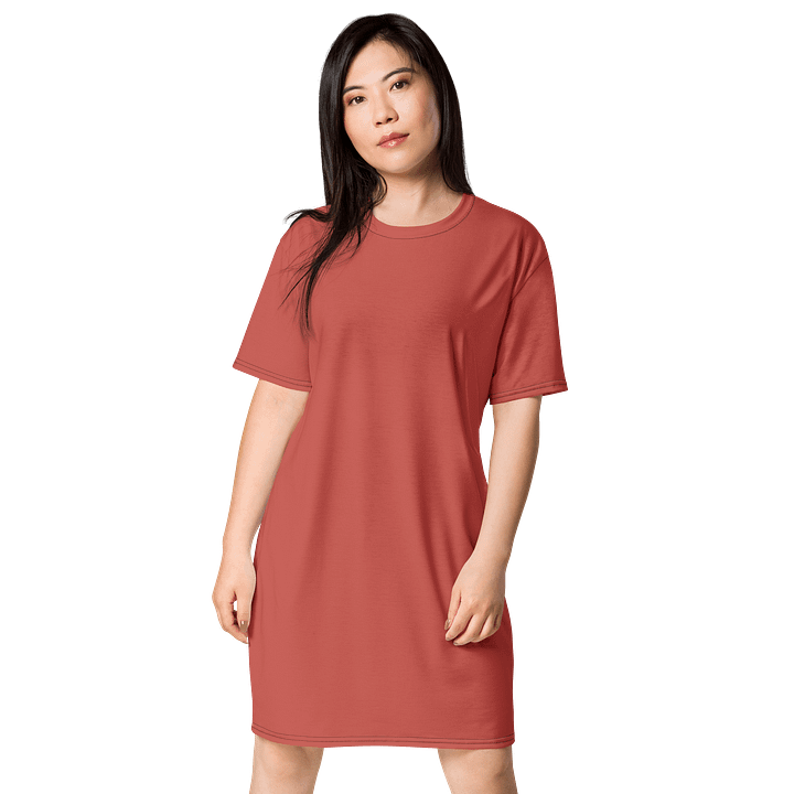 Sunglo Oversized T-Shirt Dress | Stretchy Fabric | Casual or Formal Style | Sizes 2XS-6XL | Exclusive Design product image (1)