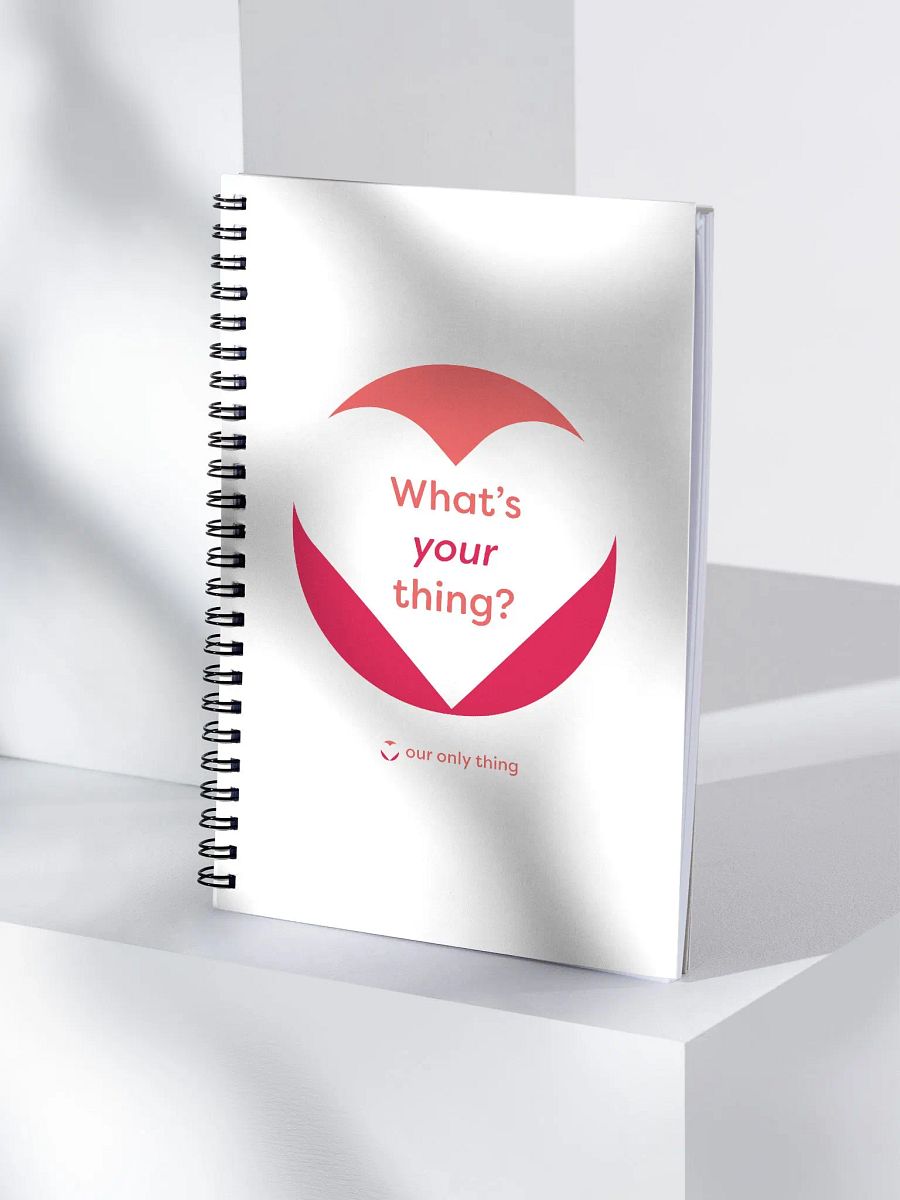 What's Your Thing Spiral Dotted-Pages Notebook product image (4)