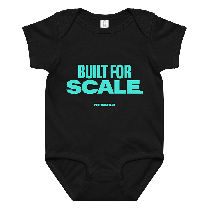 Baby Onesie - Built for scale - Teal product image (1)