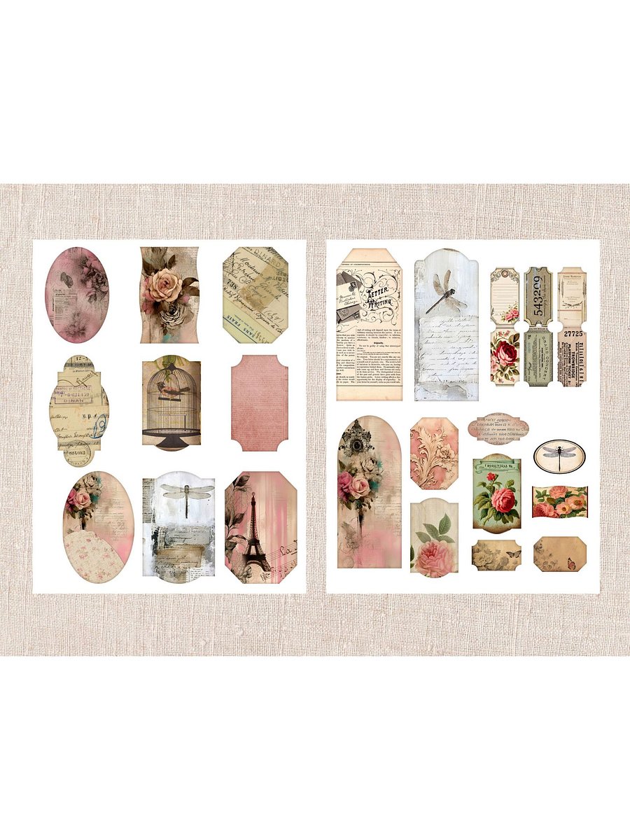 Mini Shabby Chic Vintage Inspired Junk Journal product image (6)