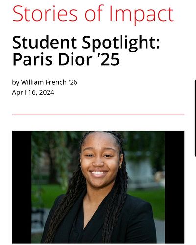 Check out the @swearercenter spotlight on our Founder/CEO Paris Dior. The article describes her entrepreneurial journey, expe...