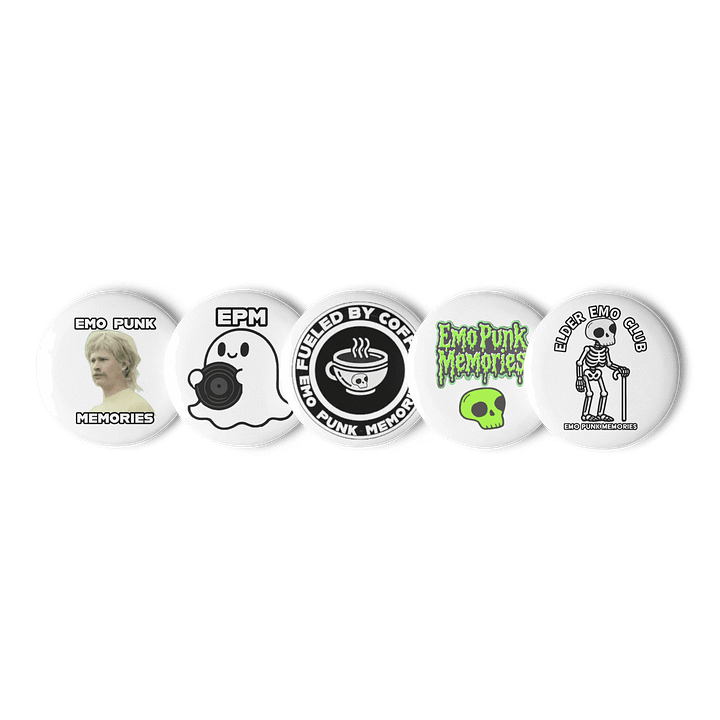Emo Punk Memories Buttons product image (1)