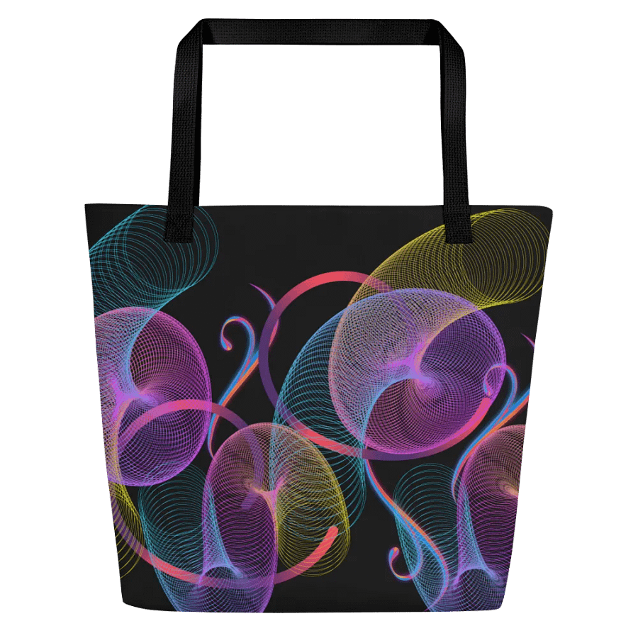 Mesmerizing Spiral Wave Tote Bag metaverse entusiast genz ladies and girls product image (3)