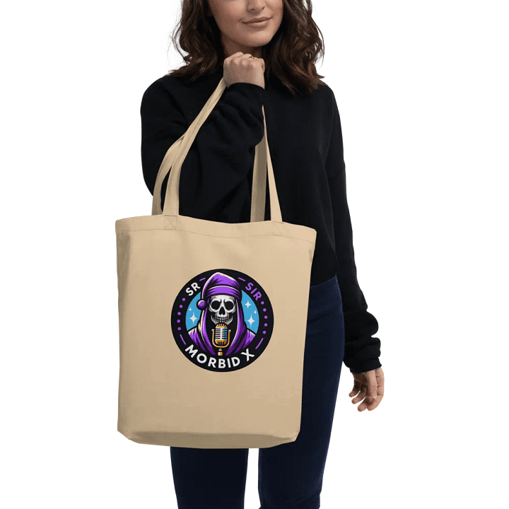 Morbid Eco-Friendly Tote Bag (Oyster) product image (2)