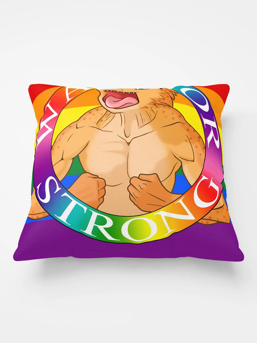 Warrior PRIDE Warrior STRONG Pillow product image (2)