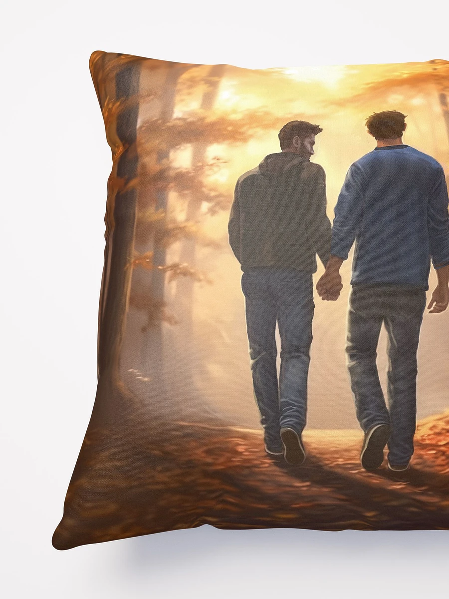 Fall Romance - Gay Couple Throw Pillow product image (4)