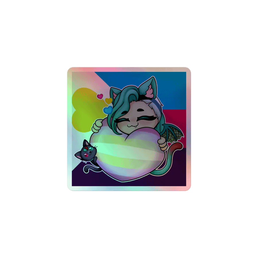 Holo Jemini Pride with Morderin with flag bg product image (1)
