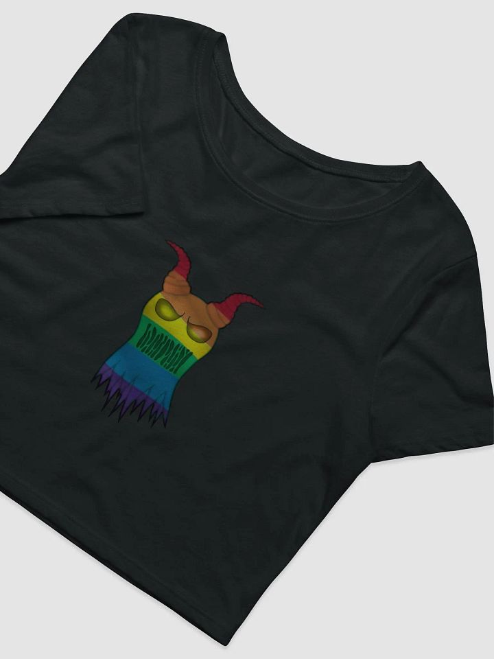Ghosty Boii Pride Cropped Shirt product image (2)