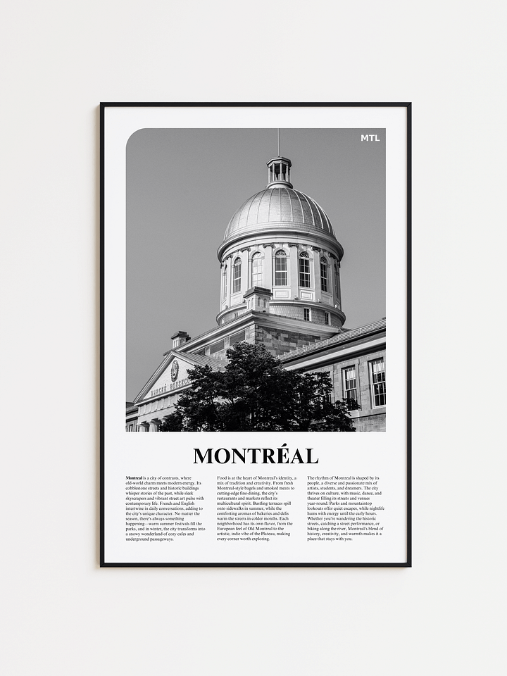 Montreal 03 Newspaper Poster product image (1)