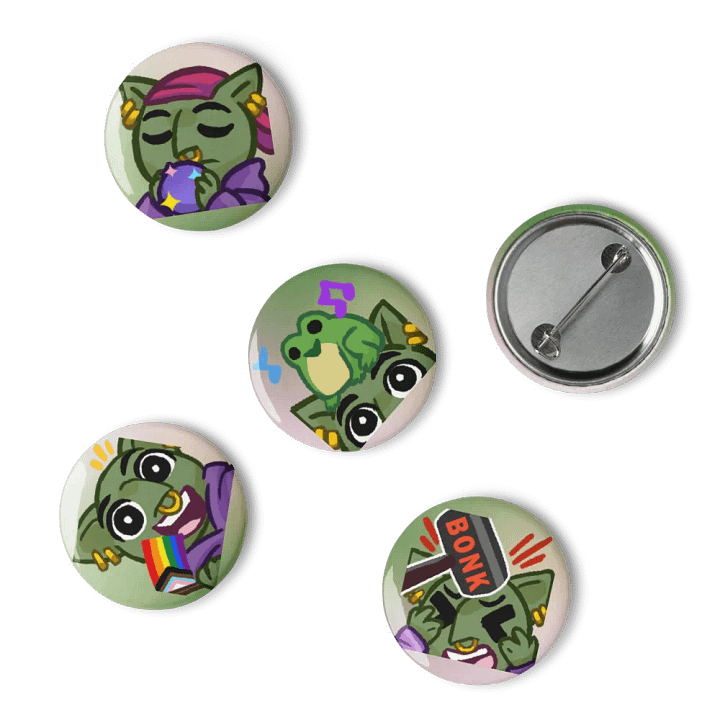 GoblinJuju Emote Pin Set product image (2)