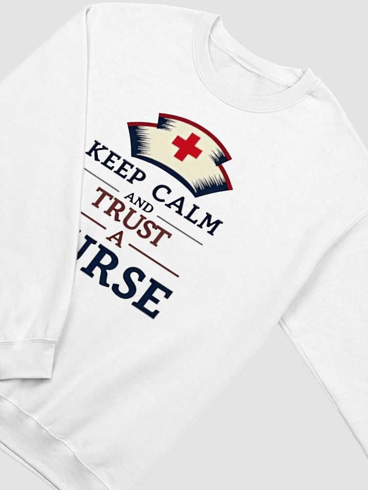Trust A Nurse Crewneck Sweatshirt product image (7)