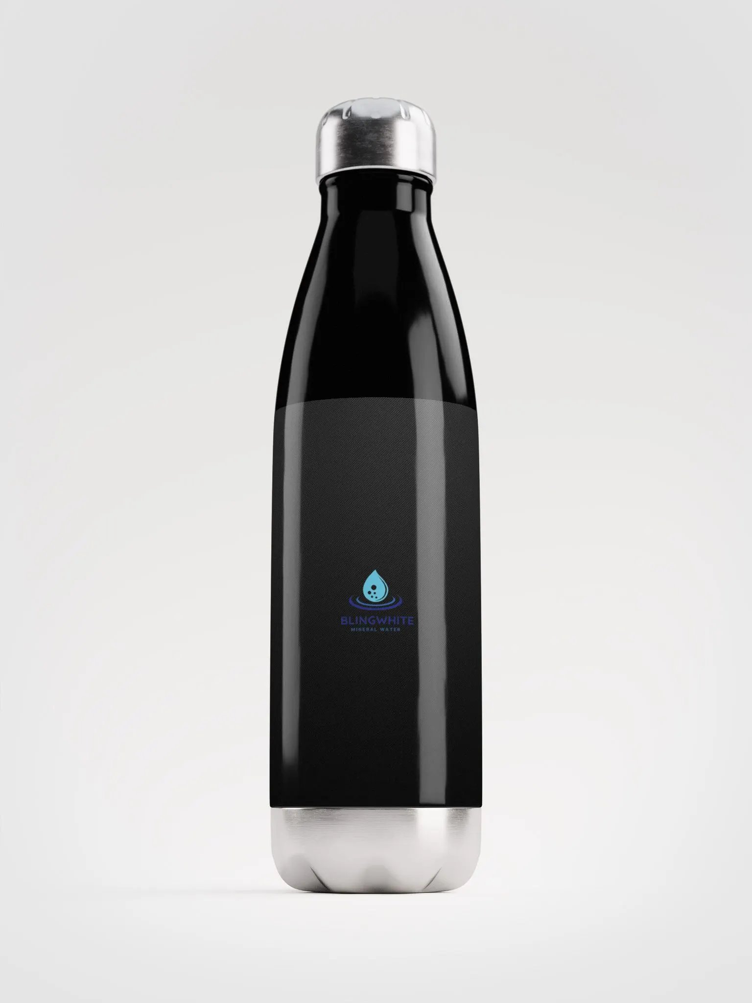 Smiling Droplet Stainless Steel Water Bottle product image (1)