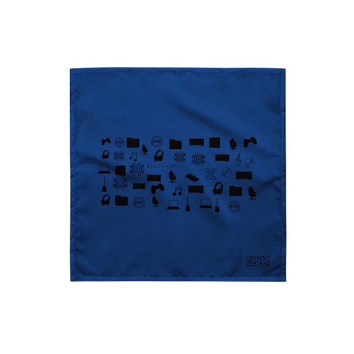Blue Vlog Academy All-Over Print Bandana product image (1)