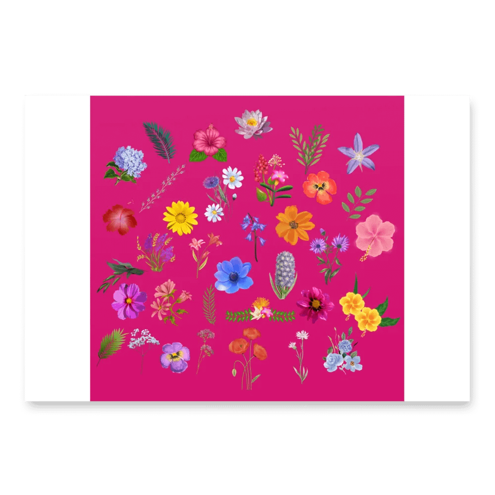 Floral Kaleidoscope Wrapping Paper Set product image (3)
