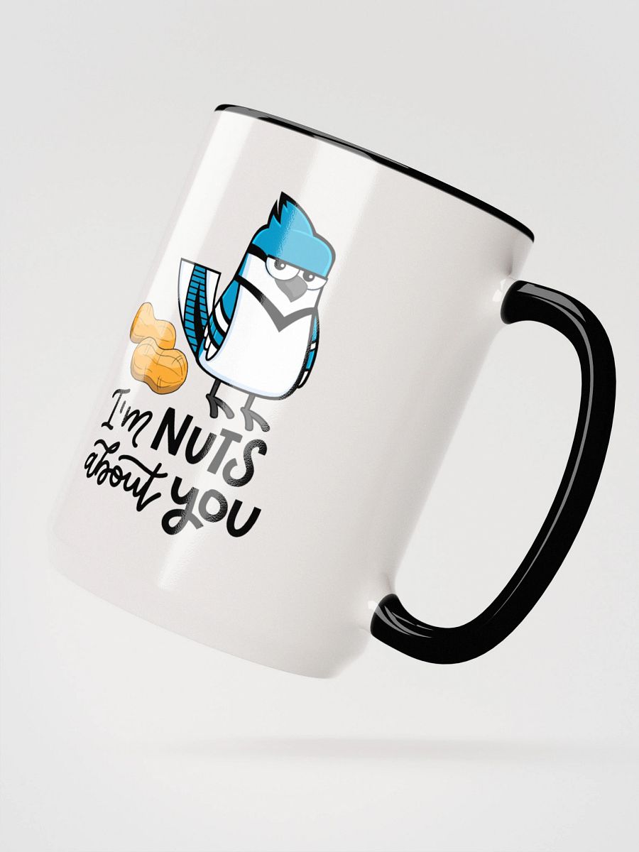 Nuts About You Blue Jay Bird mug product image (11)